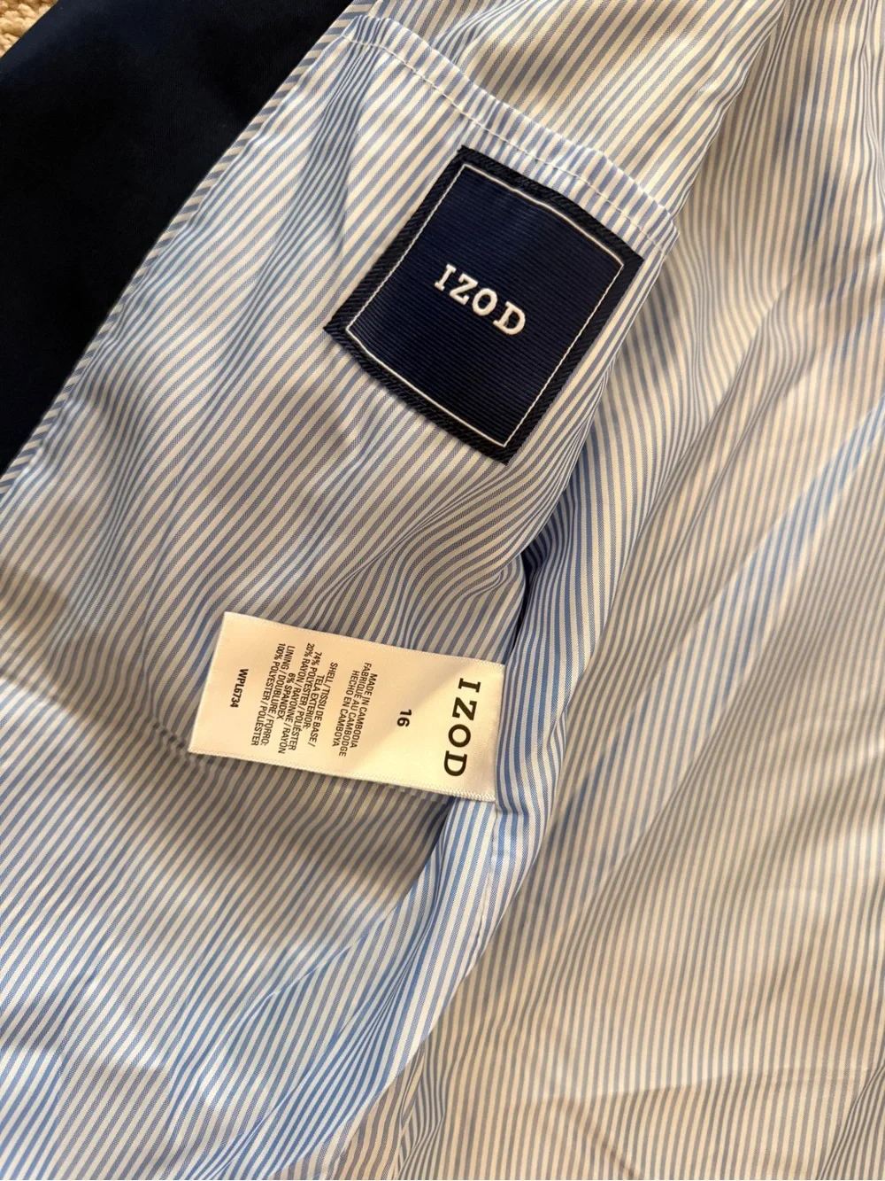 Classic Navy Boys IZOD Blazer